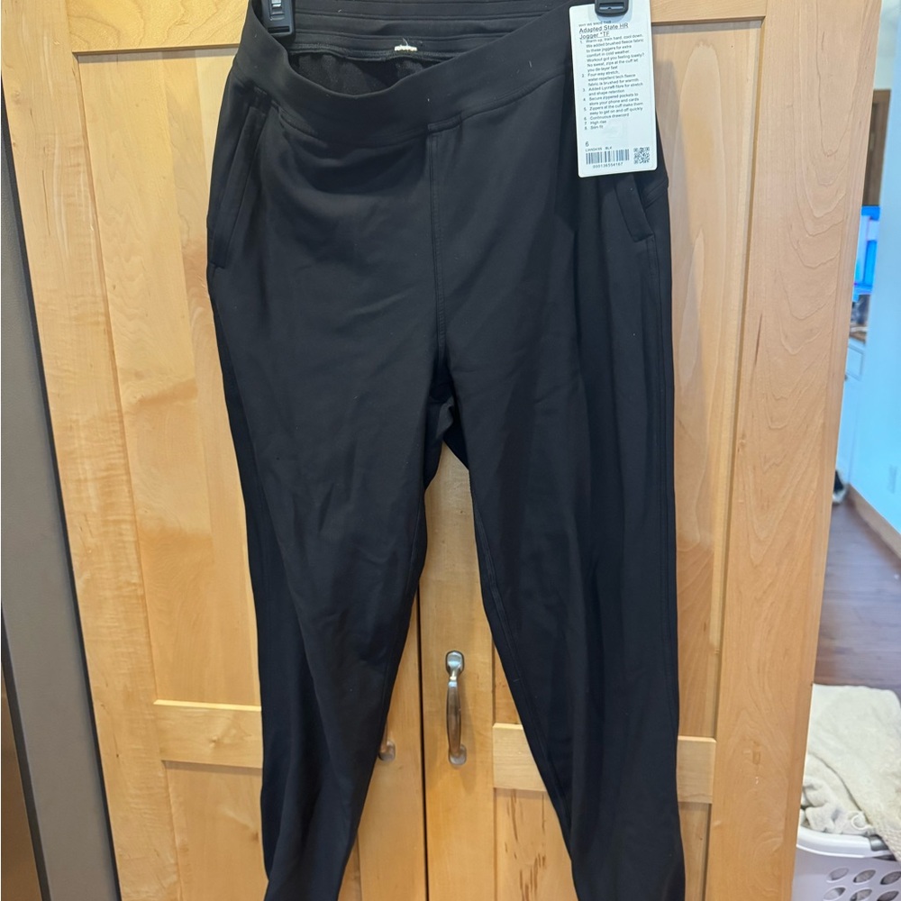 Lululemon Adapted State Black Jogger Pants